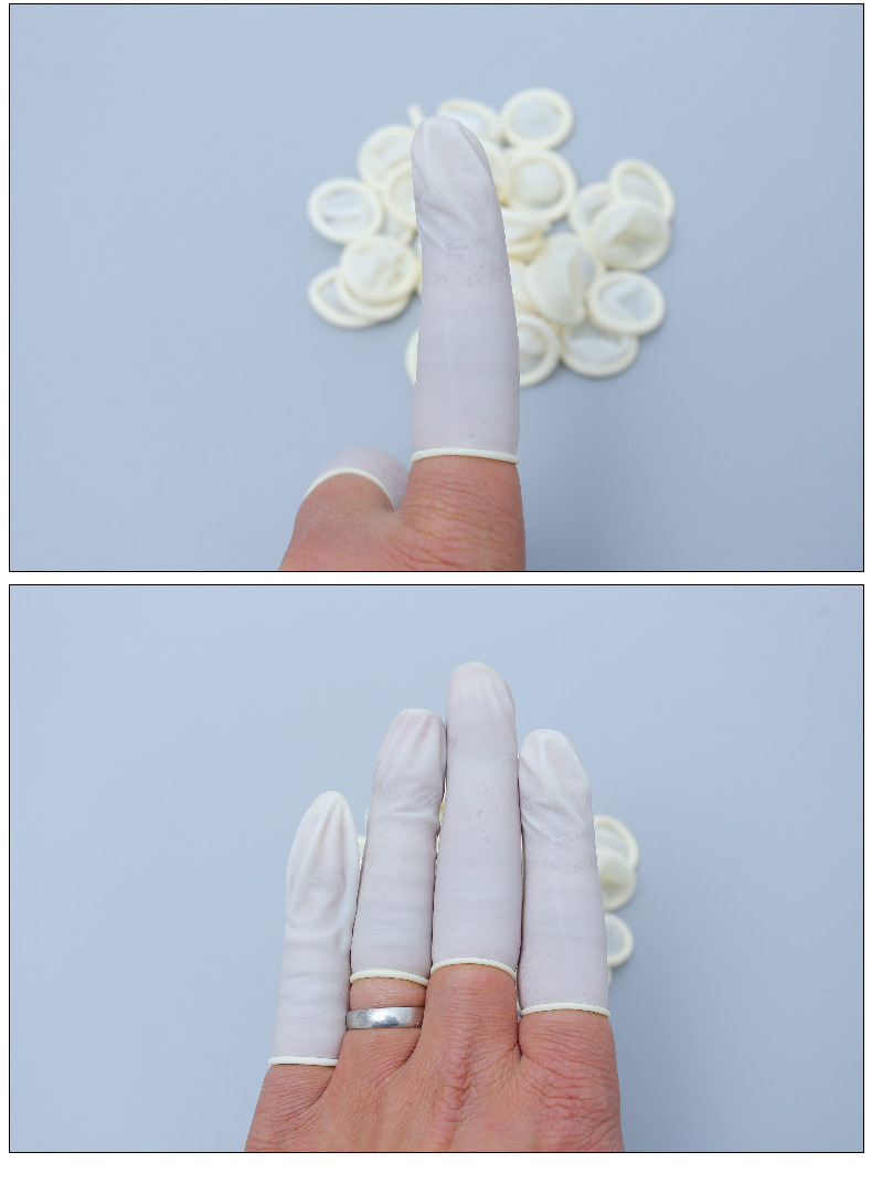 白色乳胶橡胶手指套_06