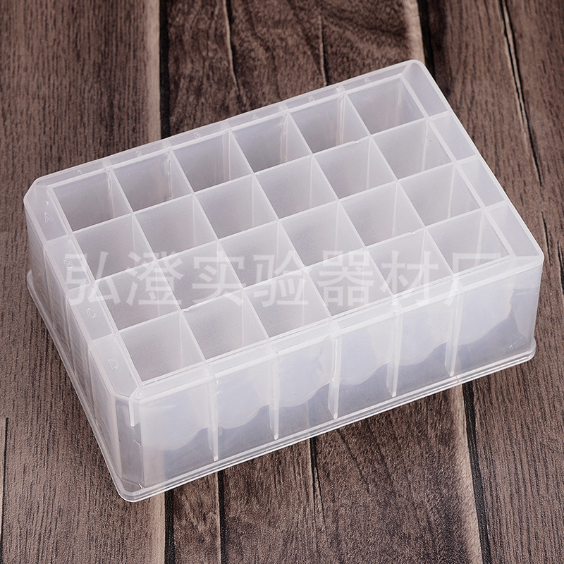 厂家直销pp塑料24孔深孔板24孔方格进样板 10ml