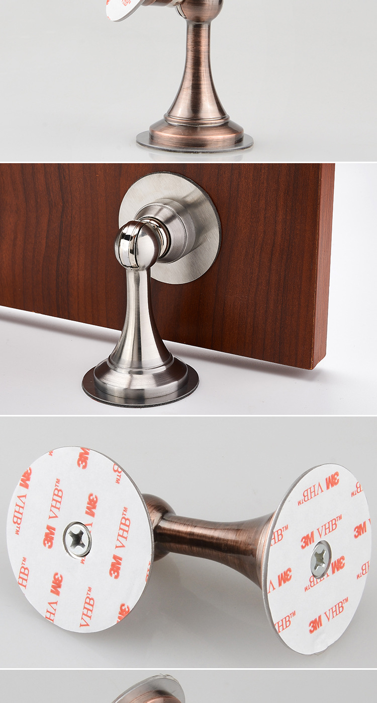 室内玻璃门地吸_打孔青古门吸室内玻璃门地吸吸门器防撞门卫生间门墙