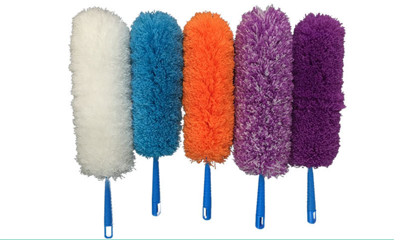 卫易洁新款超细纤维尘掸 鸡毛掸子家车两用蜡刷除尘掸批发定制