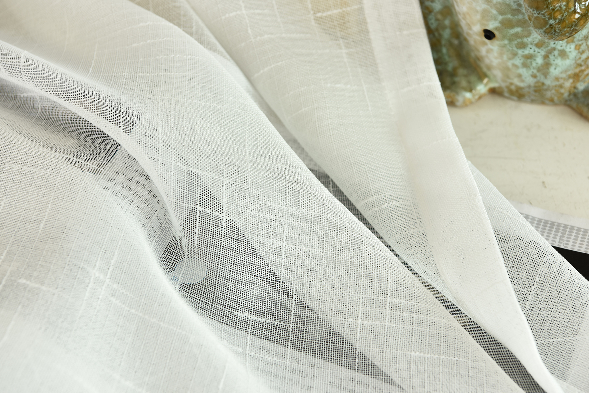 百搭麻纱厚重垂感佳 飘逸 窗帘窗纱客厅书房 特价批发酒店工程纱