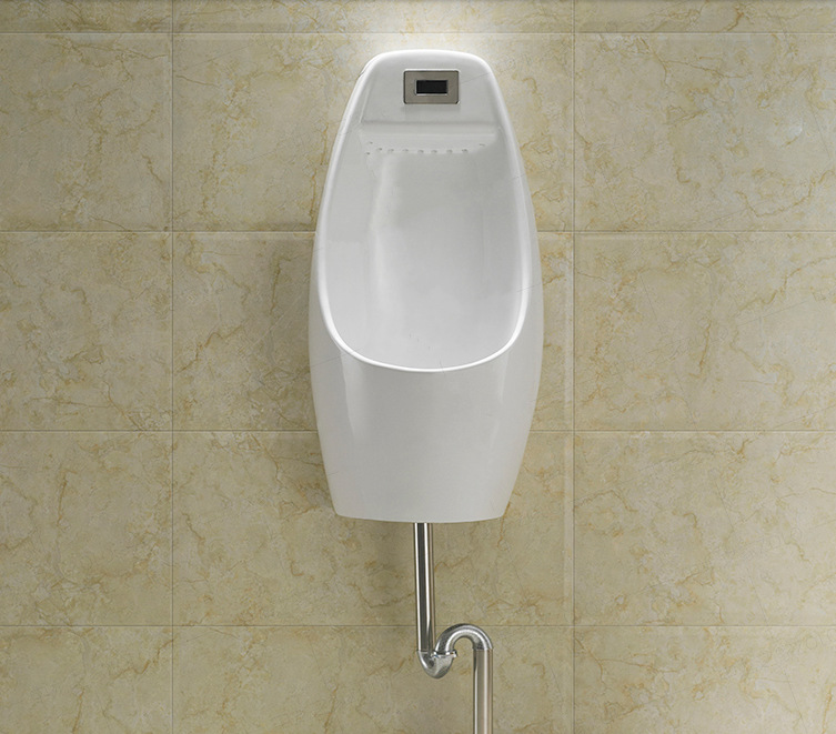 挂墙式智能自动感应小便斗 男士壁挂式小便池 家用陶瓷小便器尿斗