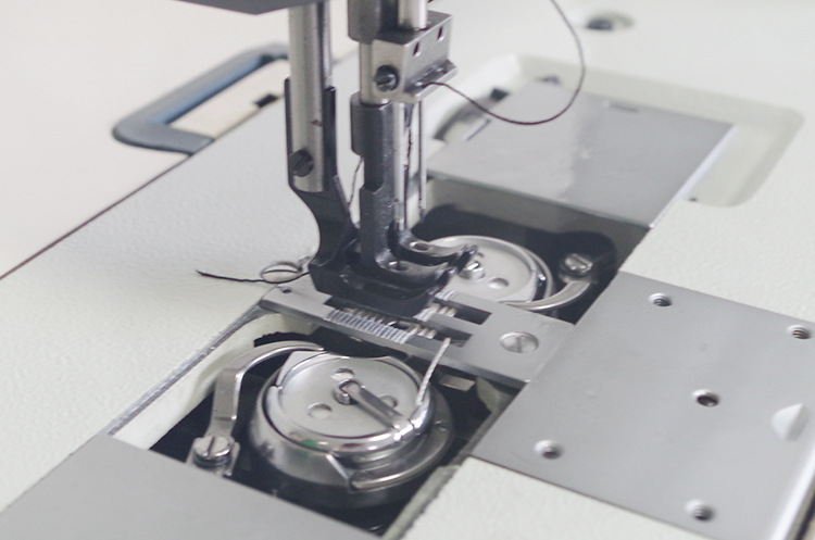 标准牌20608hl双针拼接平缝机汽车脚垫同步车厚料工业缝纫机批发