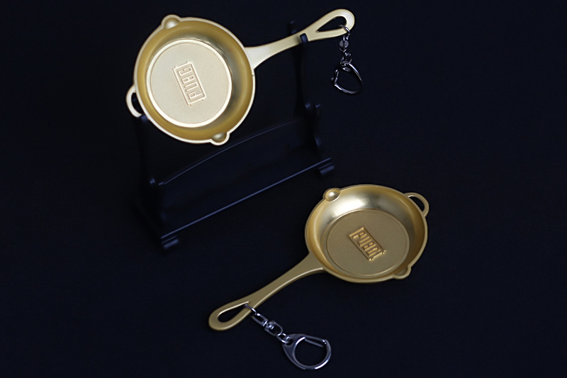 绝地大逃杀 12厘米平底锅 全金属合金武器模型 今晚吃鸡