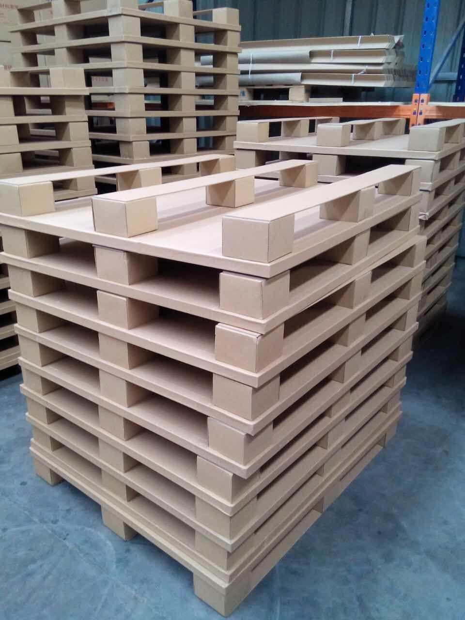 济宁厂家直供出口免熏蒸纸托盘 波芯板高强承重纸栈板山东纸栈板