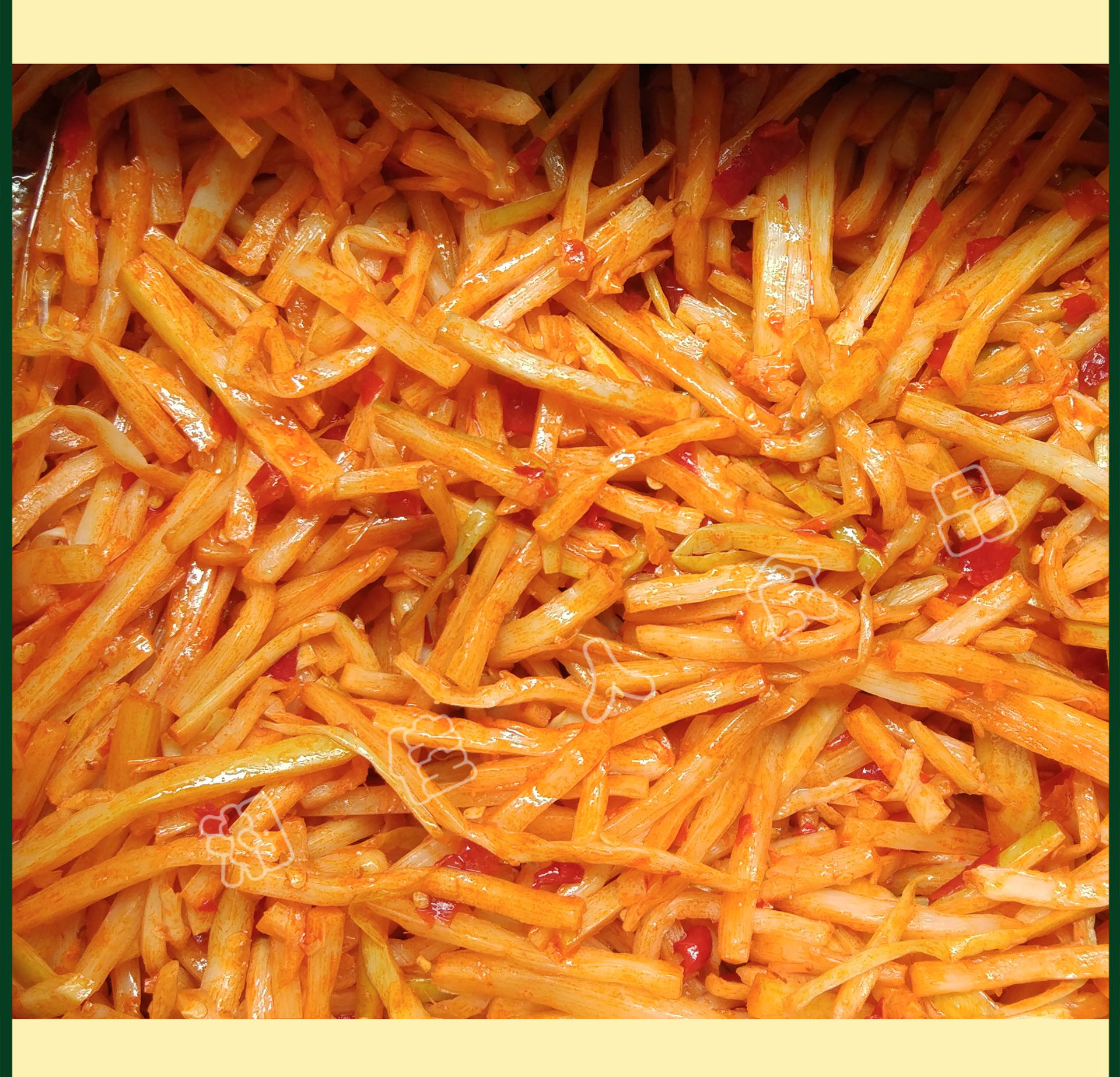 供应 特产 10斤散装酱菜 红油笋丝竹笋腌菜 展会手工下饭.