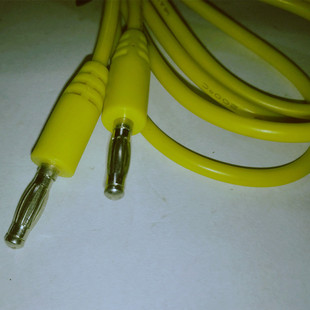 香蕉插头1m测试导线双头香蕉插头接口数据硅胶线