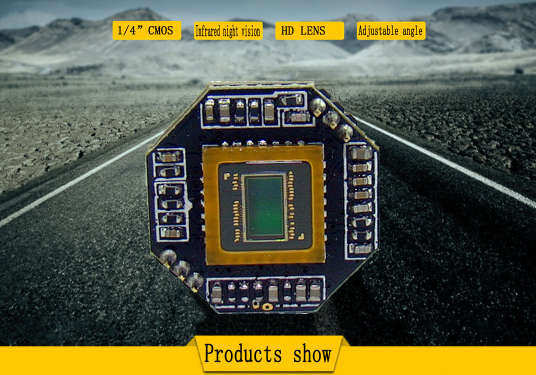 车载模组倒车三合一智能汽车摄像头板 新款倒车后视摄像头厂家直