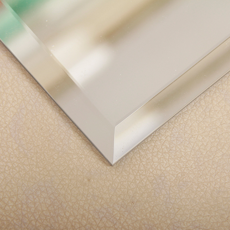 无框卫生间洗手间浴室卫浴洗手盆壁挂粘贴斜边化妆镜子