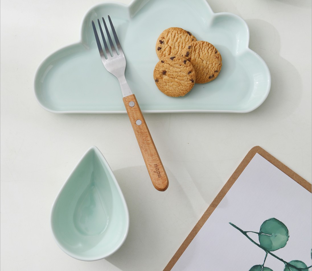 创意餐具 陶瓷卡通水滴造型碗 调味碗 沙拉碗 diy自由组合 家用