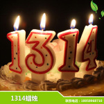 一次性蛋糕餐具 彩色创意无烟数字蛋糕蜡烛 1314数字生日蛋糕蜡烛