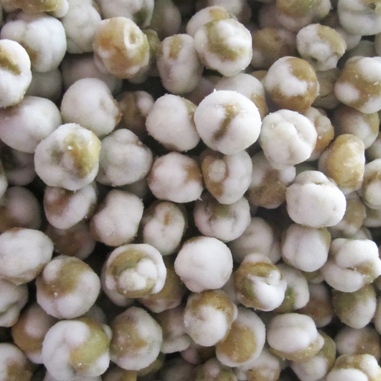 散装休闲食品雪花豌豆厂家直销整箱批发零食炒货青豌豆20斤装/箱