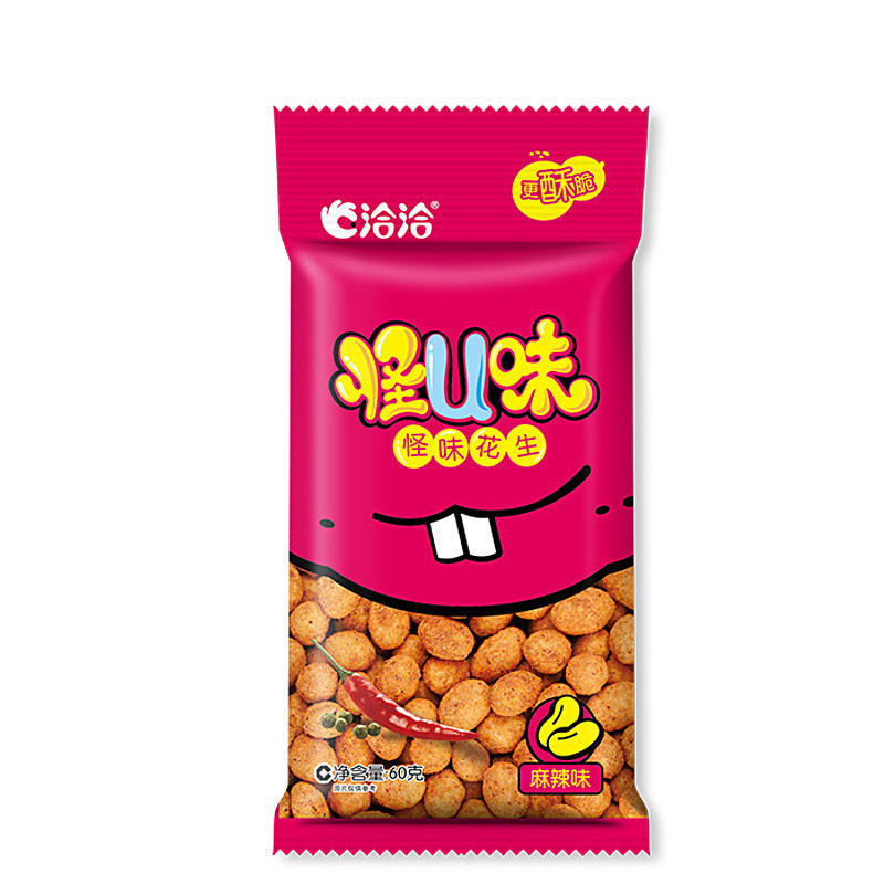洽洽怪u味怪味花生五香味/麻辣味 60g/袋麻辣味 60g/袋单袋