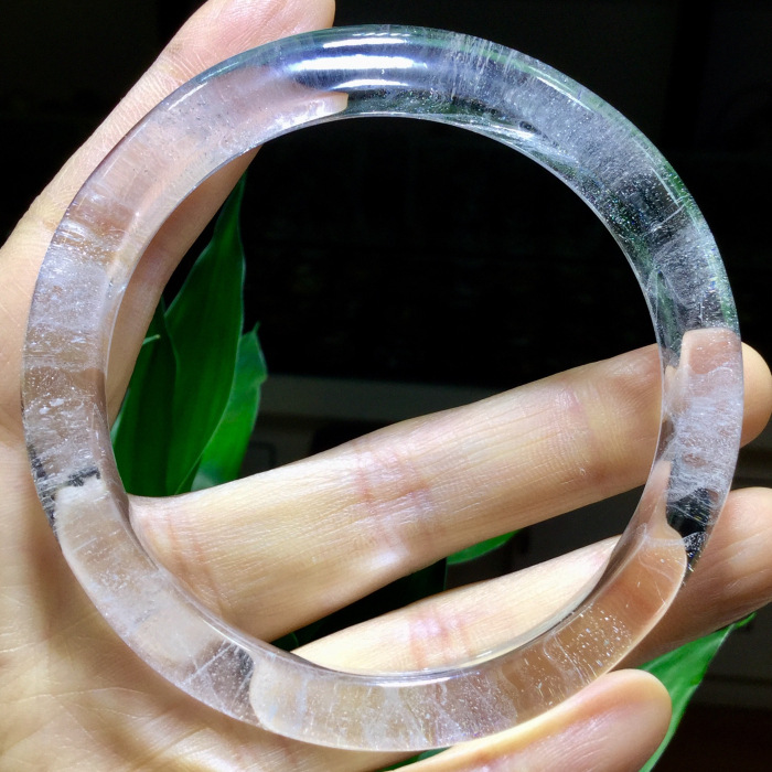 东海水晶 天然白水晶手镯 内径:60mm 经典款