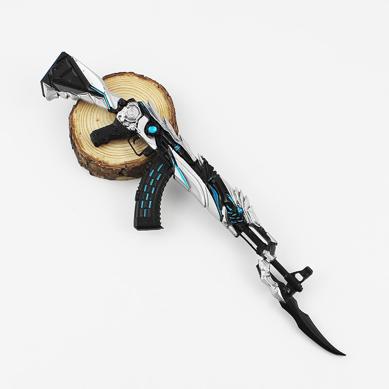 合金钥匙扣_穿越cf周边22厘米无影ak47兵器模型 合金钥匙扣 - 阿里巴