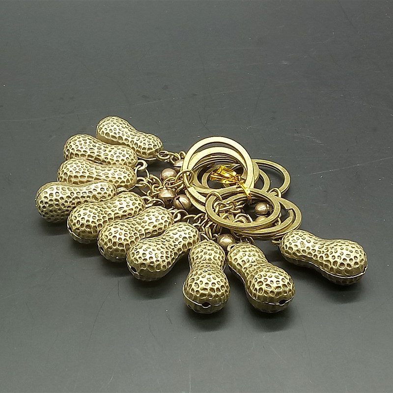 厂家直销青古铜钥匙扣创意复古钥匙链子弹汽车卡通多款个性挂饰品