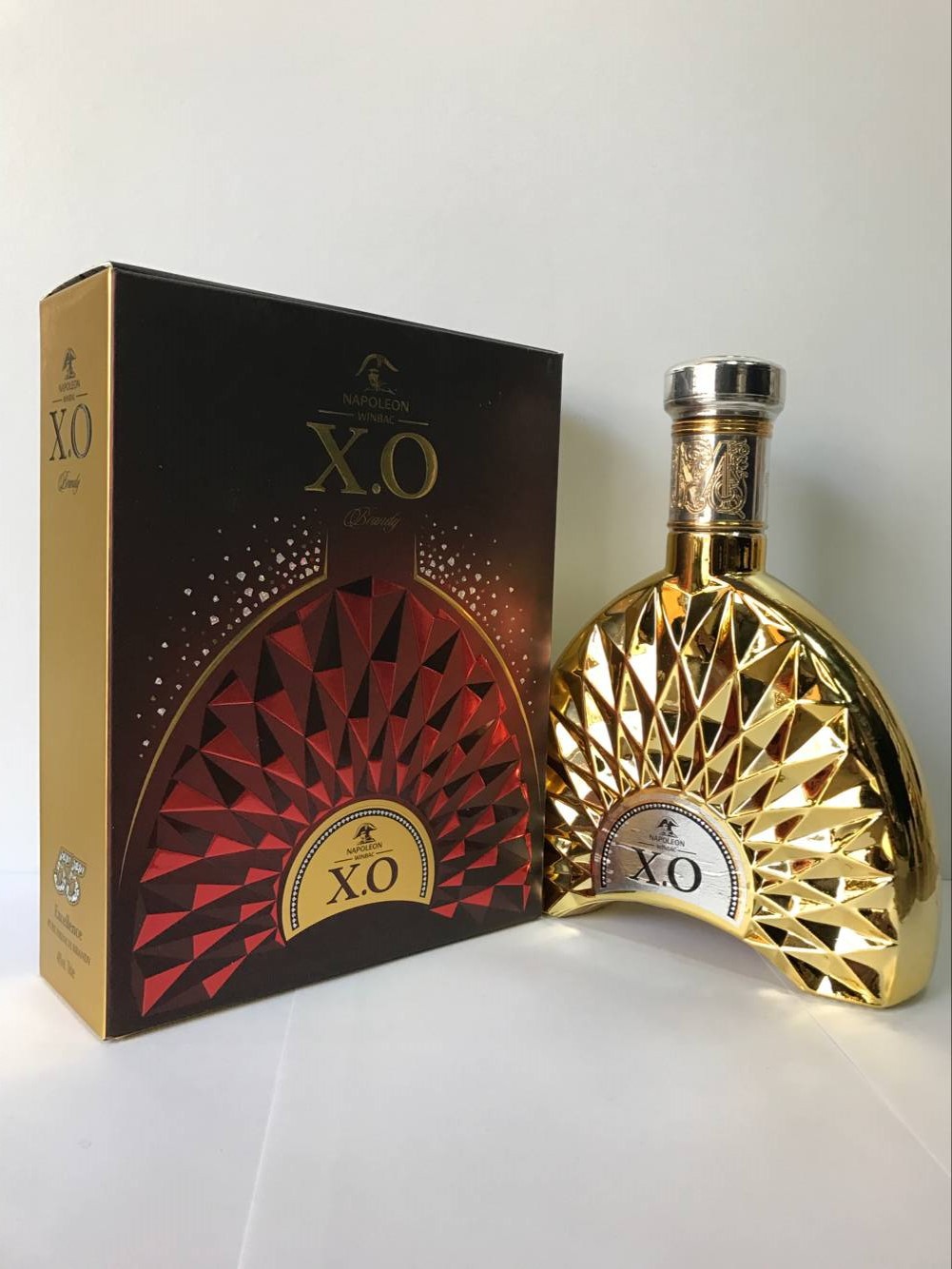 法国进口白酒 拿破仑璀璨55金钻(限量版)百赢客*白兰地700ml