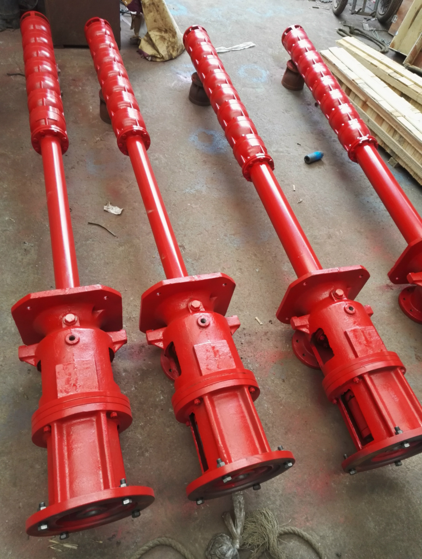 xbd长轴深井消防泵 潜水干式高扬程轴流消防深井水泵德福厂家直销