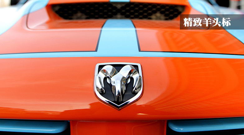 dodge道奇公羊车标酷威车标酷博改装公羊头标 金属车贴尾标中网标