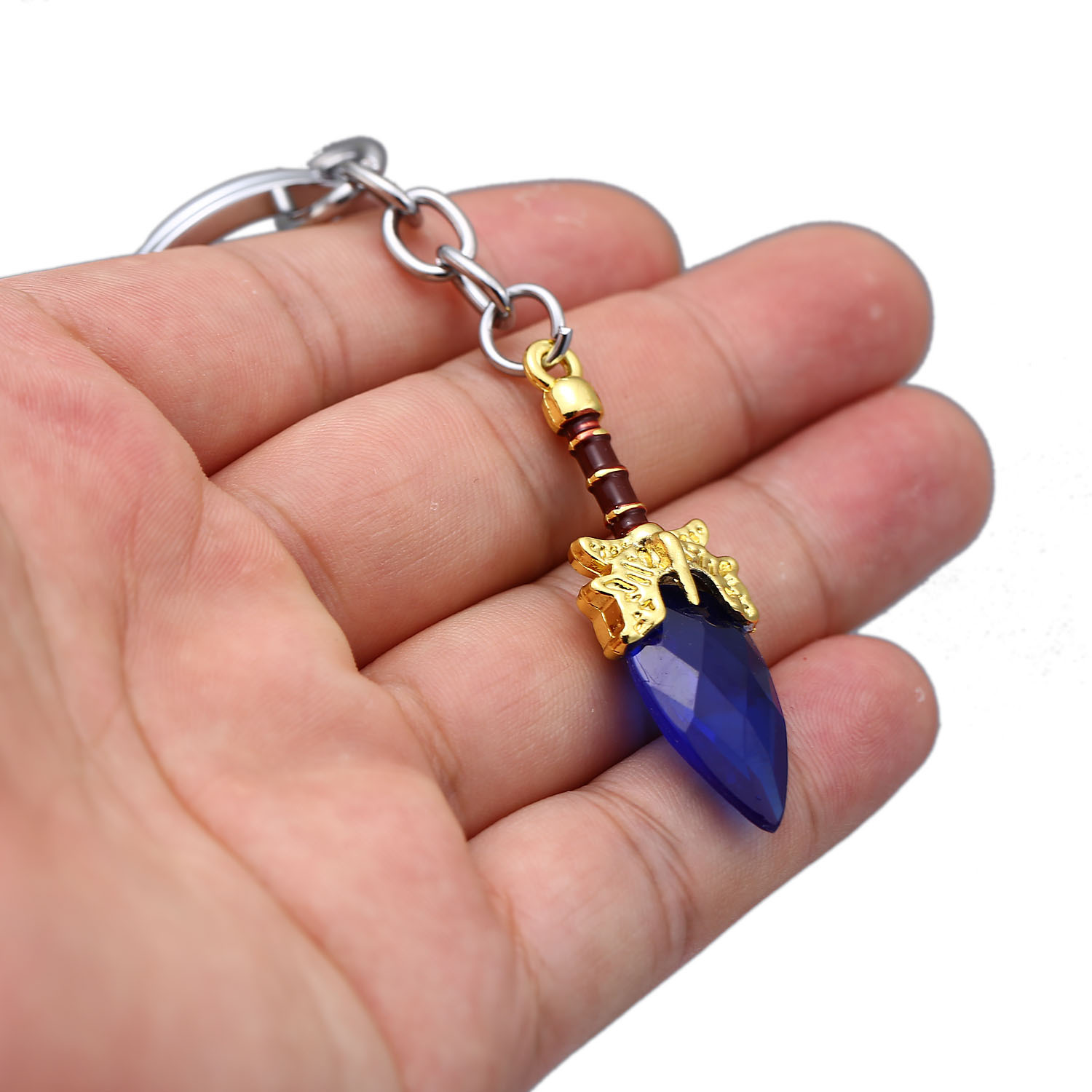 dota2周边 aghanims scepter 阿哈利姆神杖 蓝杖a杖绿杖钥匙扣