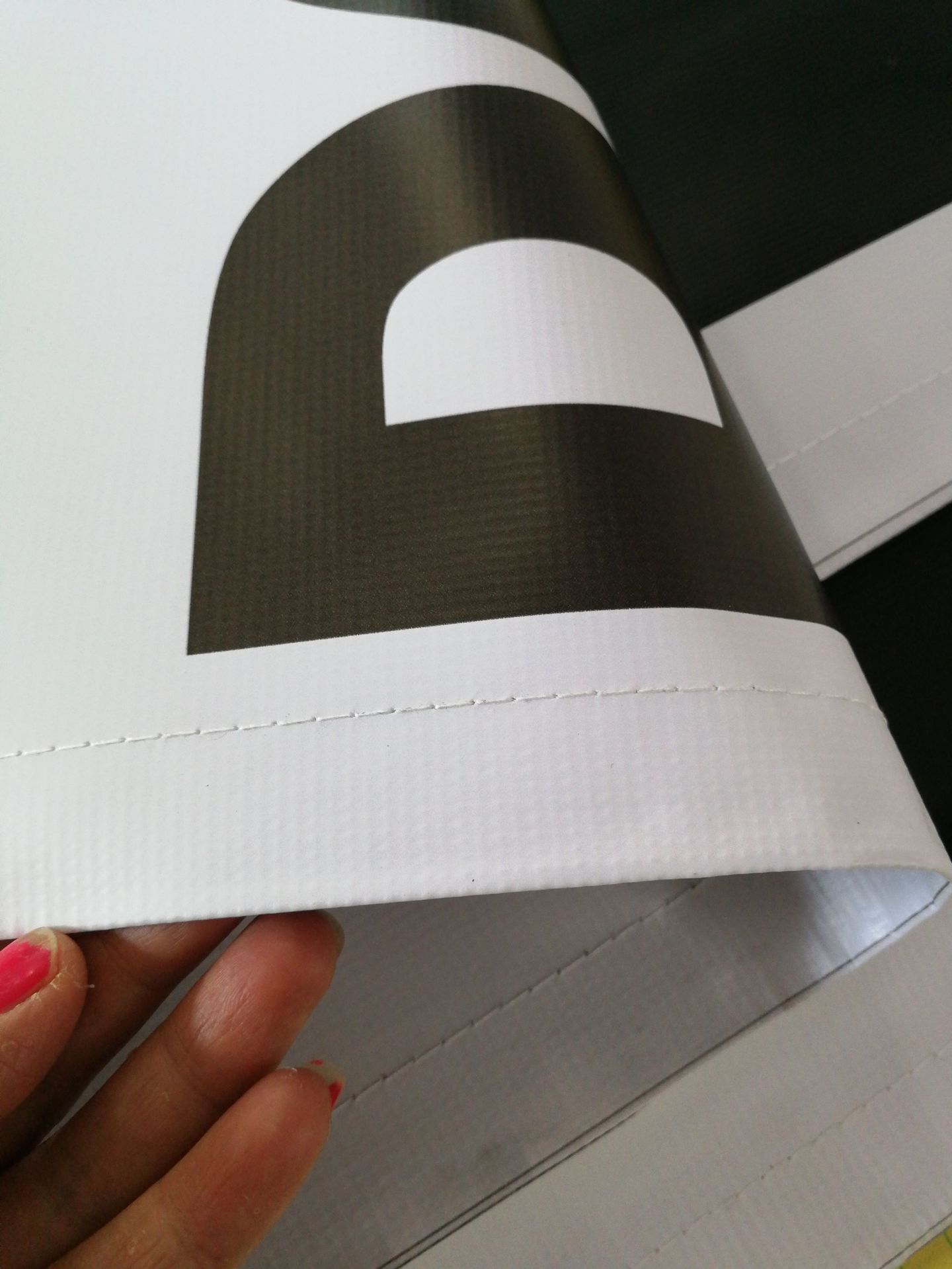 户外pvc横幅喷绘黑白布不透底黑底布户外广告横幅喷绘写真