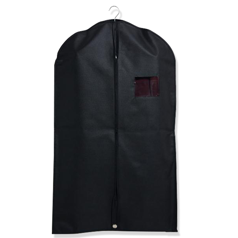 广州厂家现货批发西装套防尘罩 无纺布西服袋拉链收纳袋礼品袋