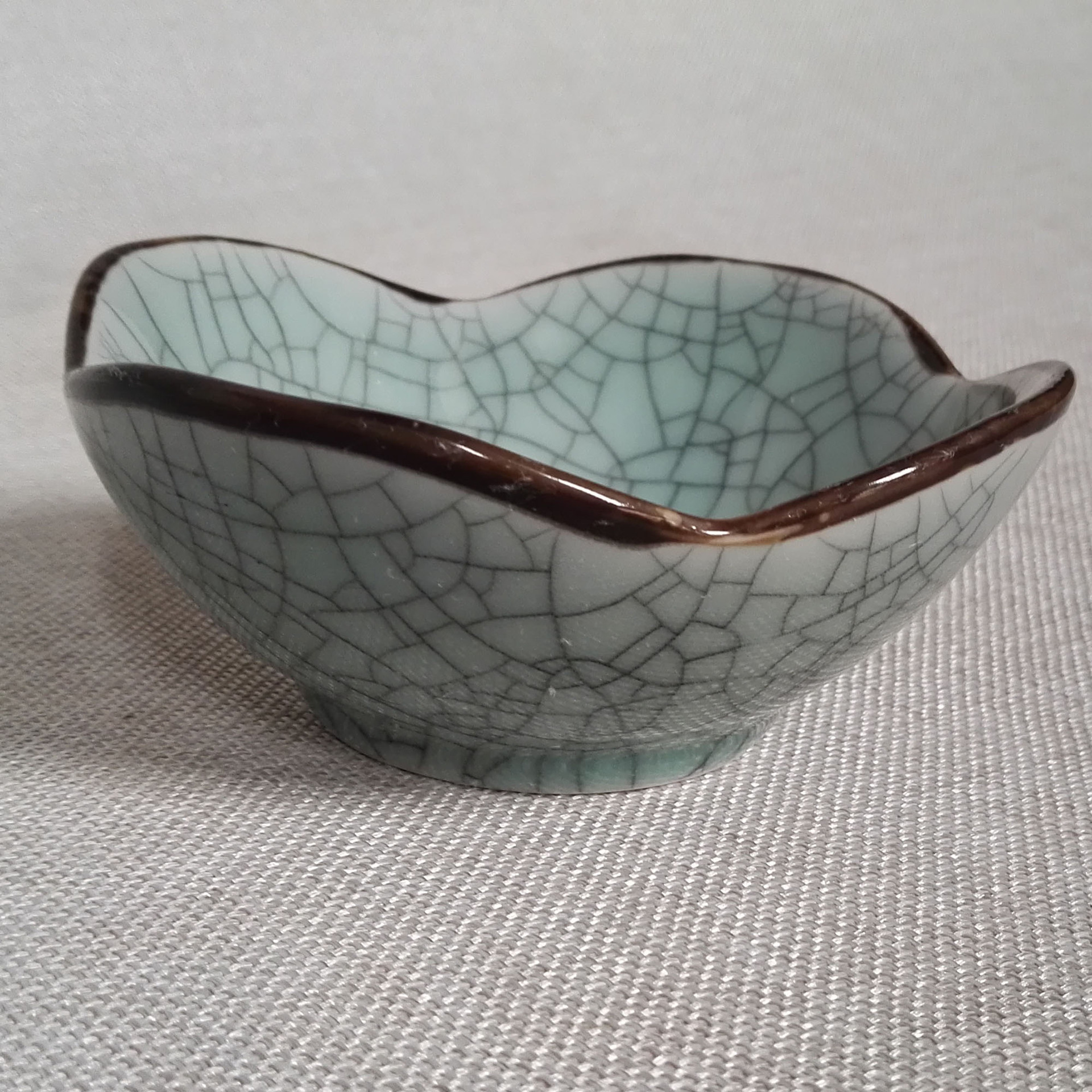 5"荷花碗 陶瓷哥窑仿古个性汤 甜点 小食点心酱料 沙拉碗