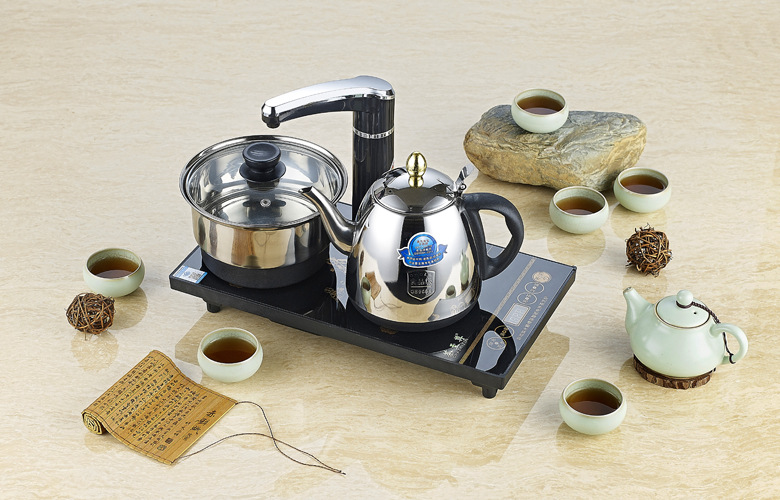 茶至尊q21全自动上水壶电磁茶炉抽水电热水壶茶具泡茶烧水壶套装