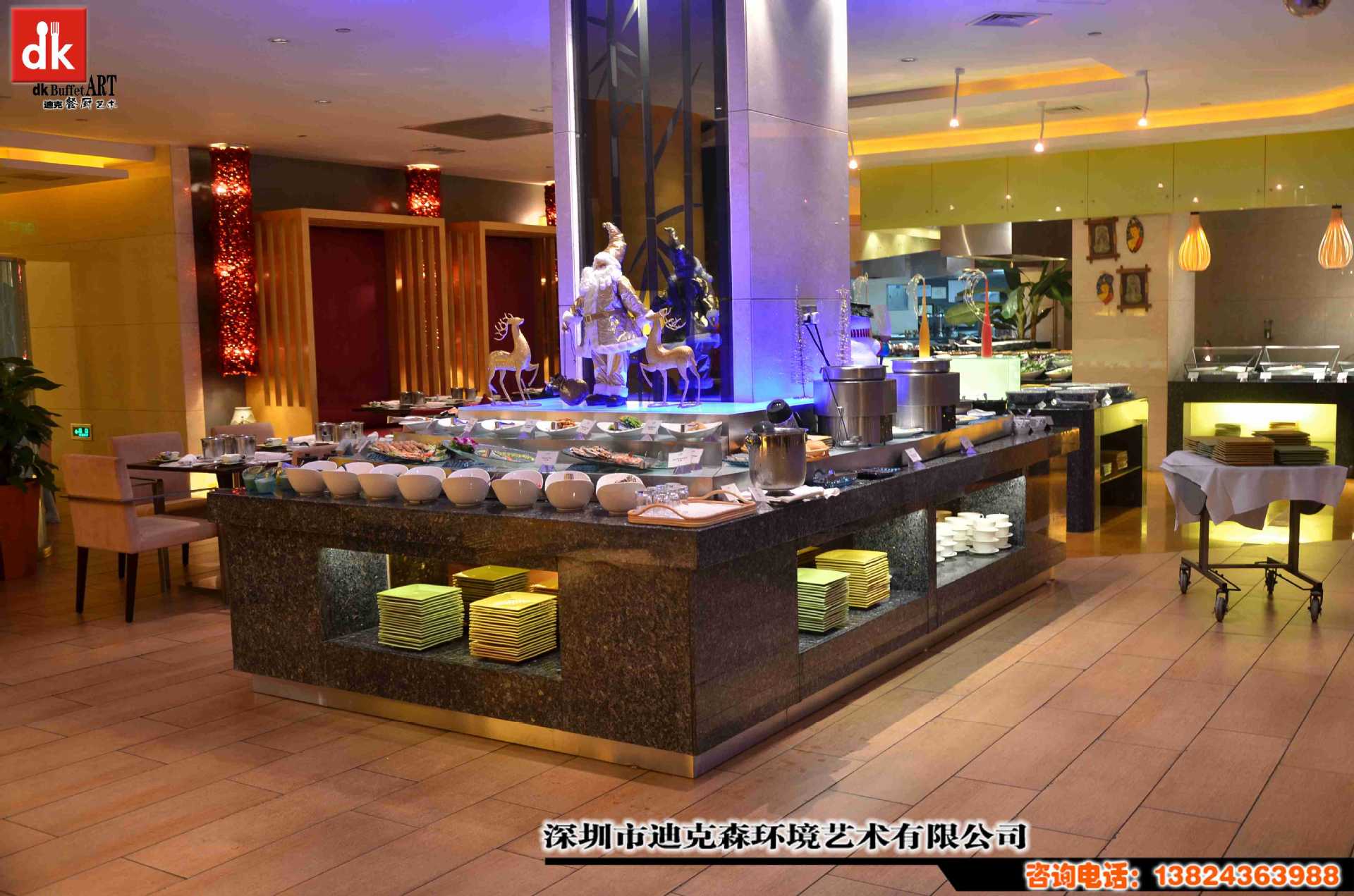 餐台装修风格 自助餐台批发 自