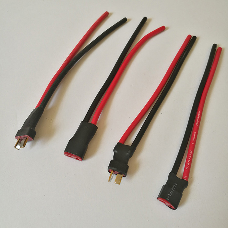 电动车公母对插锂电池充电座t型插口 端子接线口充电配件厂家直销