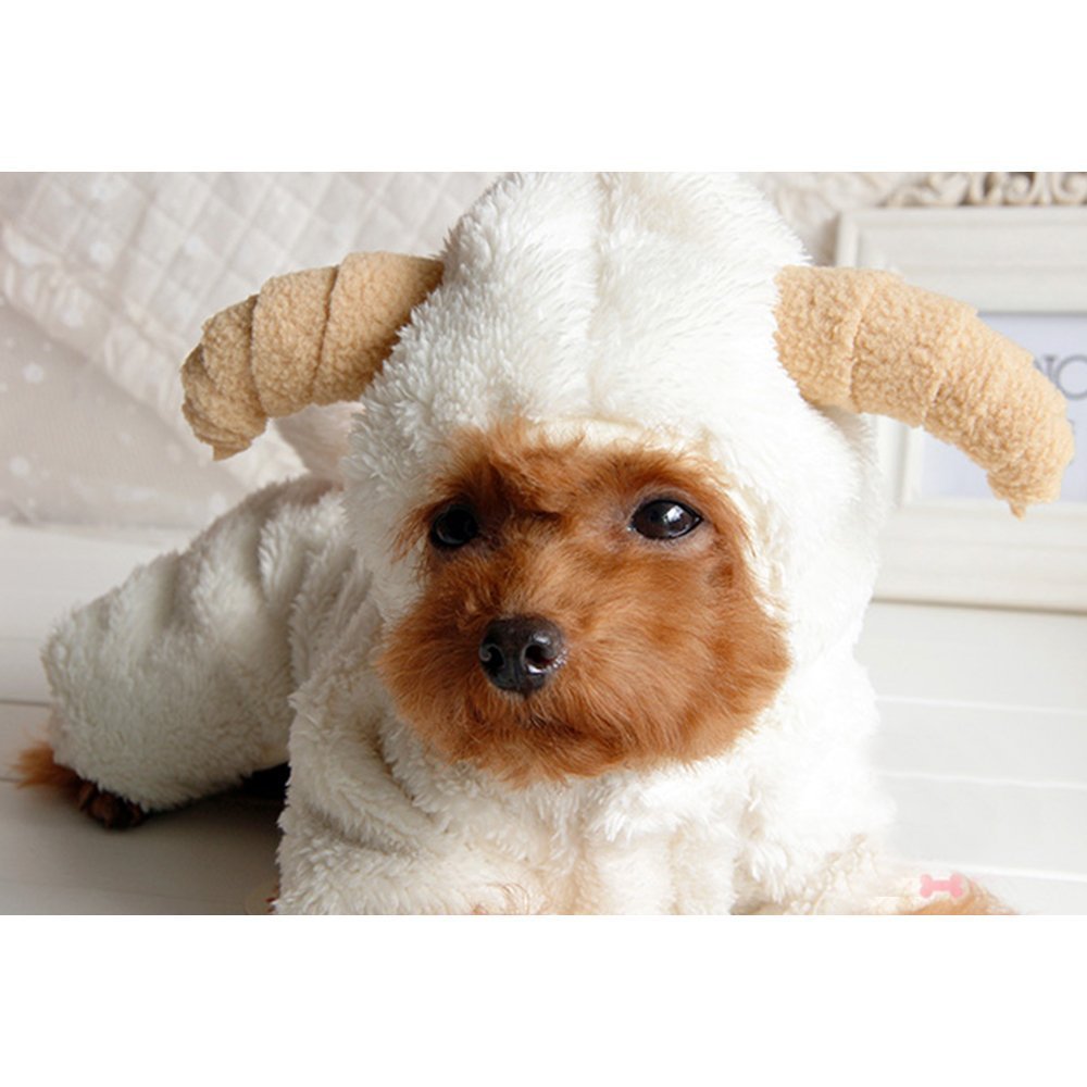 跨境专供绵羊宠物衣服 狗狗衣服 宠物用品 保暖秋冬款宠物变身装