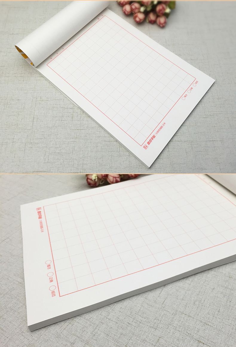 墨点字帖正版 方格特制练习本钢笔字帖练字描红纸正版图书批发