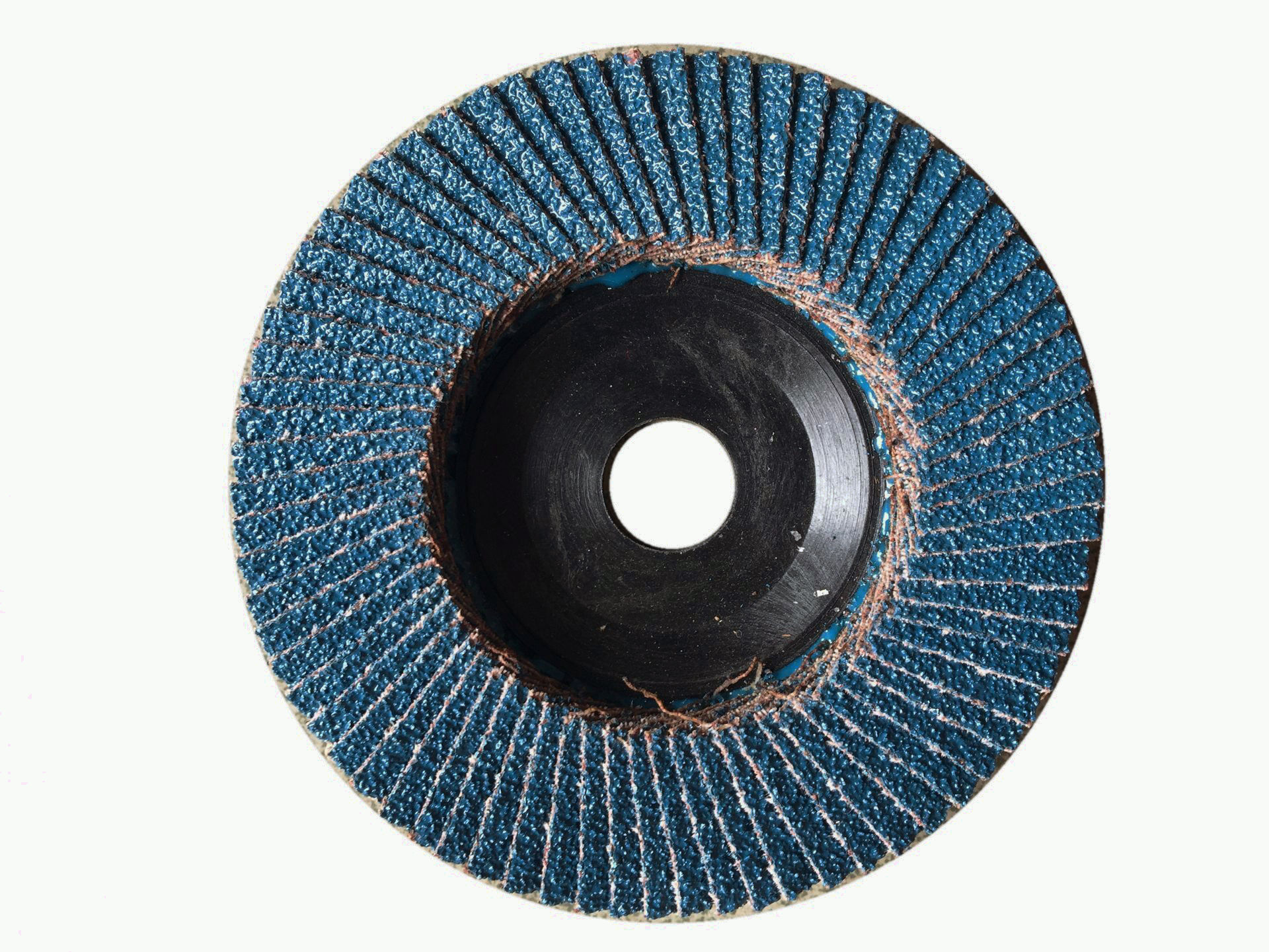 锆刚玉100*16*72页网盖蓝砂平面砂布轮 4寸百叶轮 百页片批发