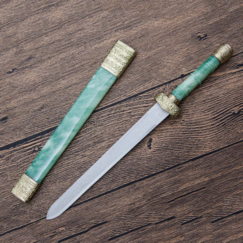 龙泉刀剑一体小剑卧龙剑礼品摆件短剑硬剑小剑工艺品短刀剑未开刃