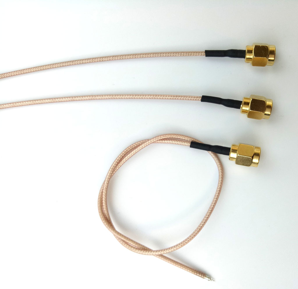 sma天线馈线sma-j天线延长线低损耗rg178双银镀金同轴接头wifi