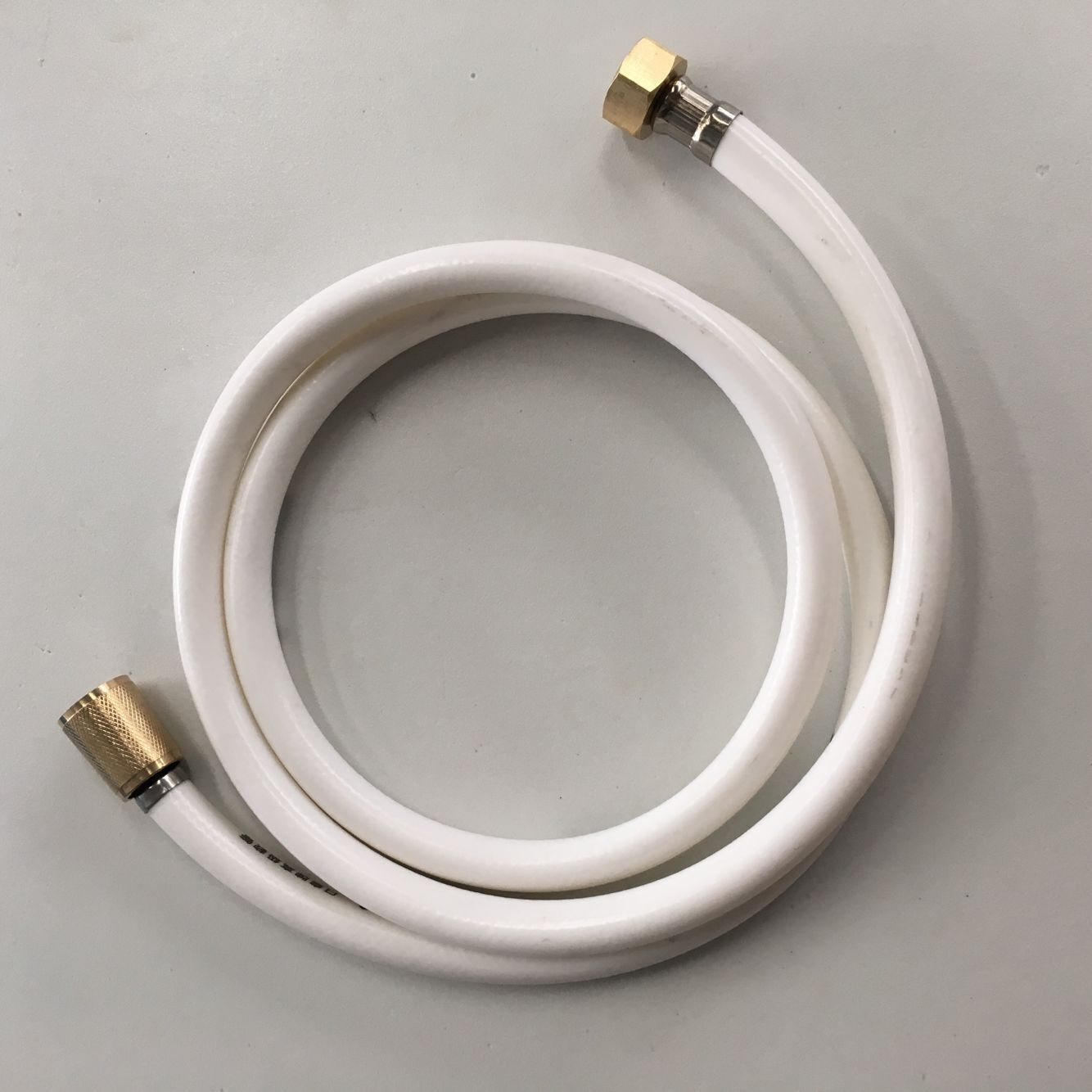 白色花洒喷头管pvc网纹管淋浴浴室热水器出水软管1.5米日皇辉盛管