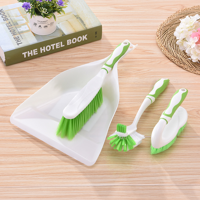 Plastic Creative 4-Piece Set Cleaning Brush Clothes Cleaning Brush Kitchen Cleaning Brush Cleaning Brush Bed Brush 0720