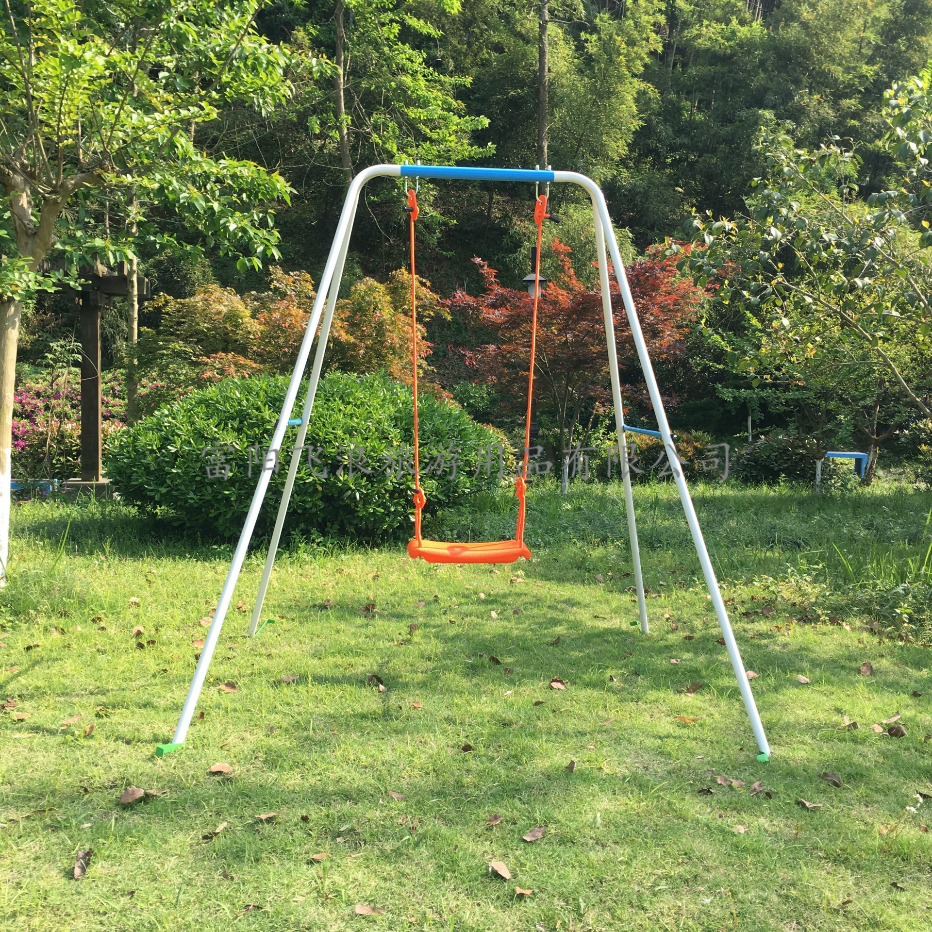 厂家低价处理外贸尾单儿童秋千架户外 a字秋千吊椅荡秋千游乐设备