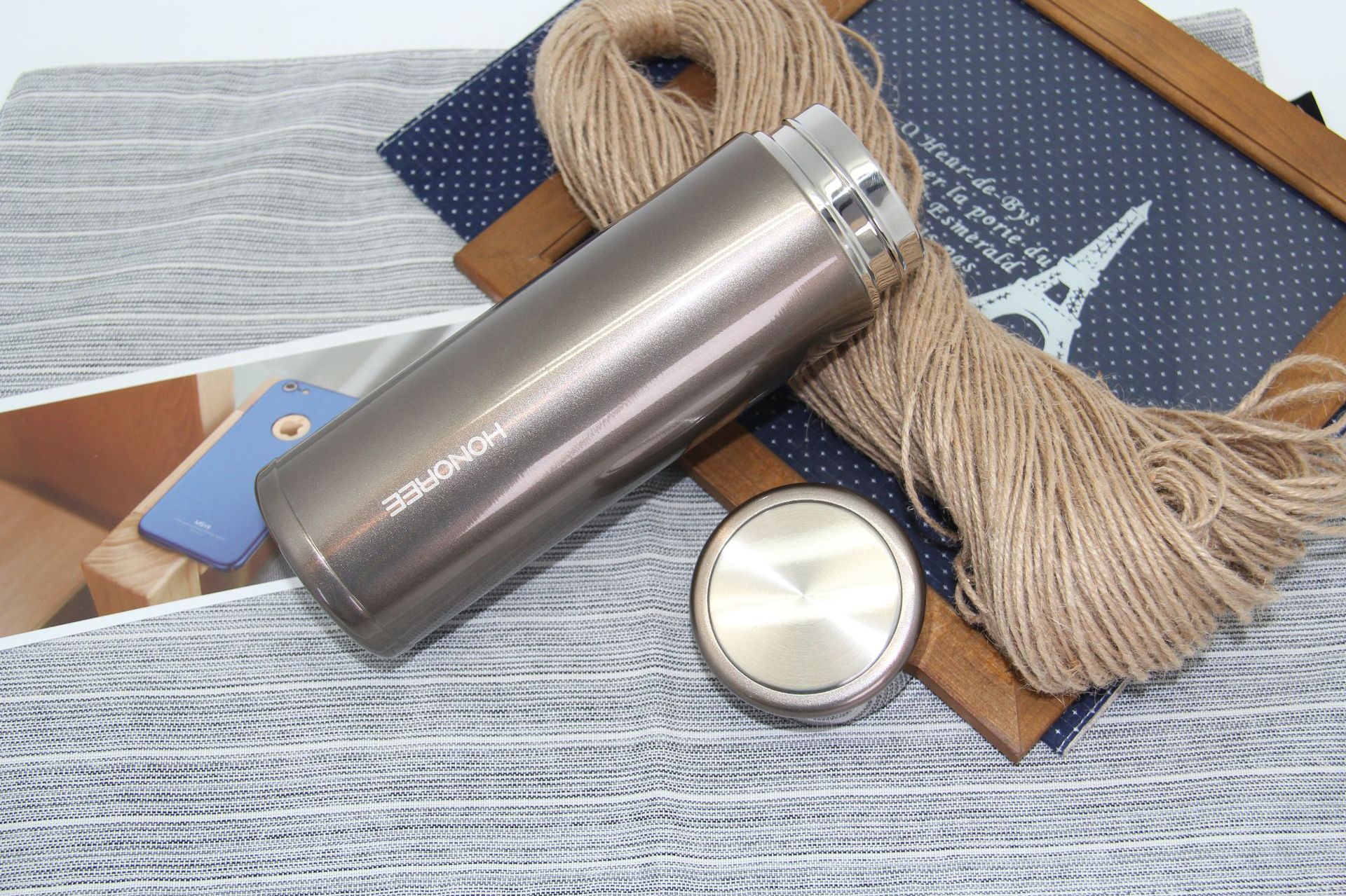 匡迪/华象739商务真空内304不锈钢永康保温杯男士水杯厂家可定制