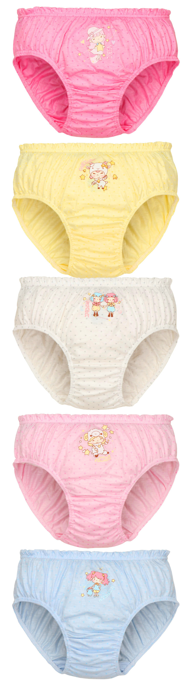 女童内裤全棉三角裤 儿童纯棉内裤可爱中小童三角裤头女宝宝短裤