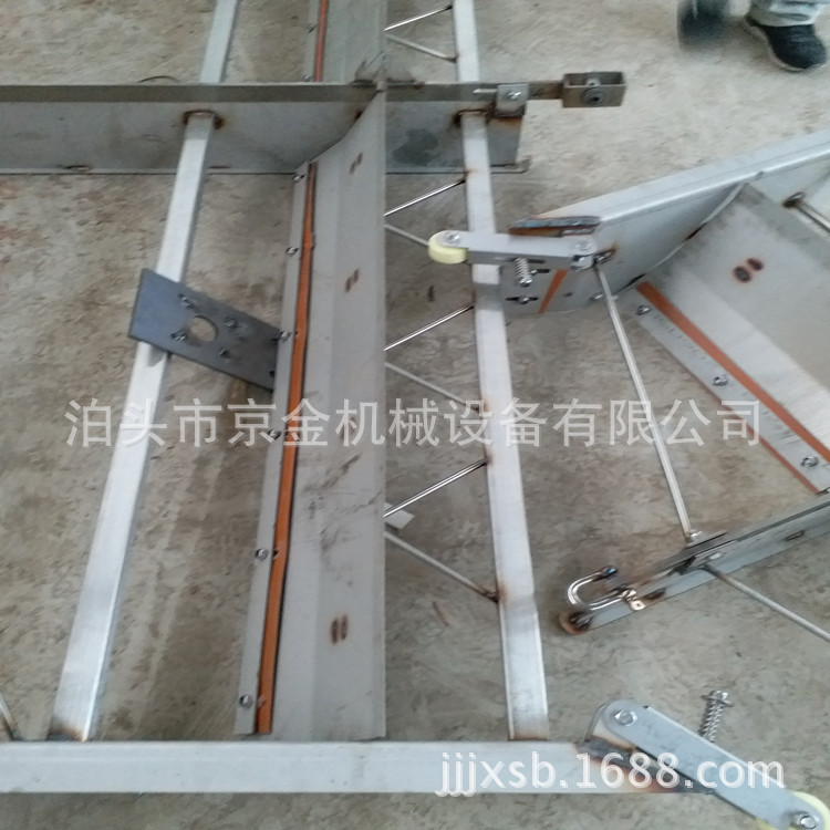 湖南一拖二清粪机加厚全自动刮粪板 304不锈钢猪舍刮粪机上料机