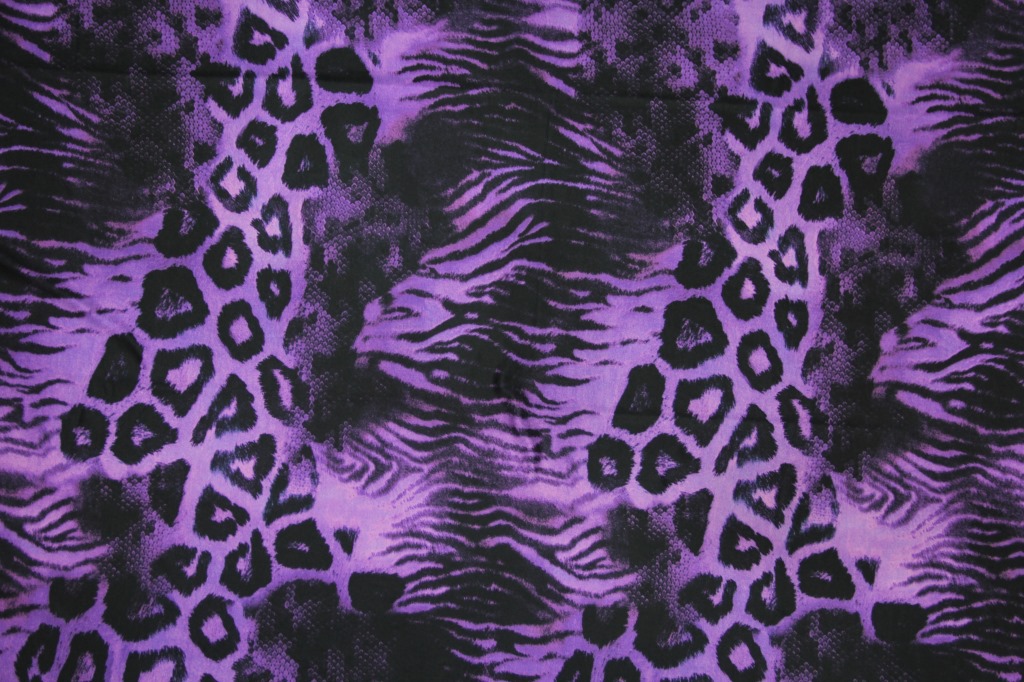 紫色豹纹