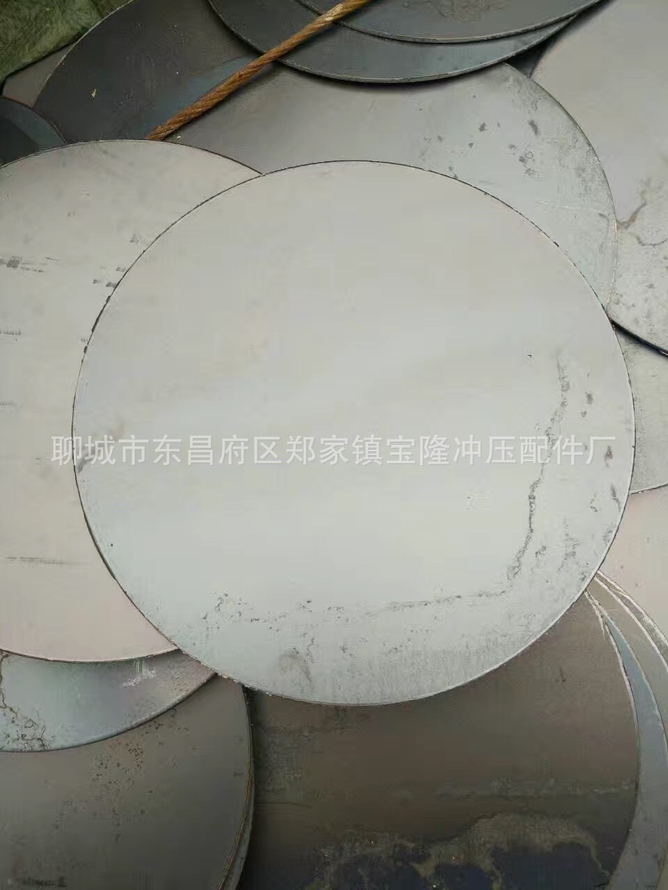 我厂生产圆片 滤清器拉伸专用圆片 灰粉片 镀锌板 强拉伸圆片
