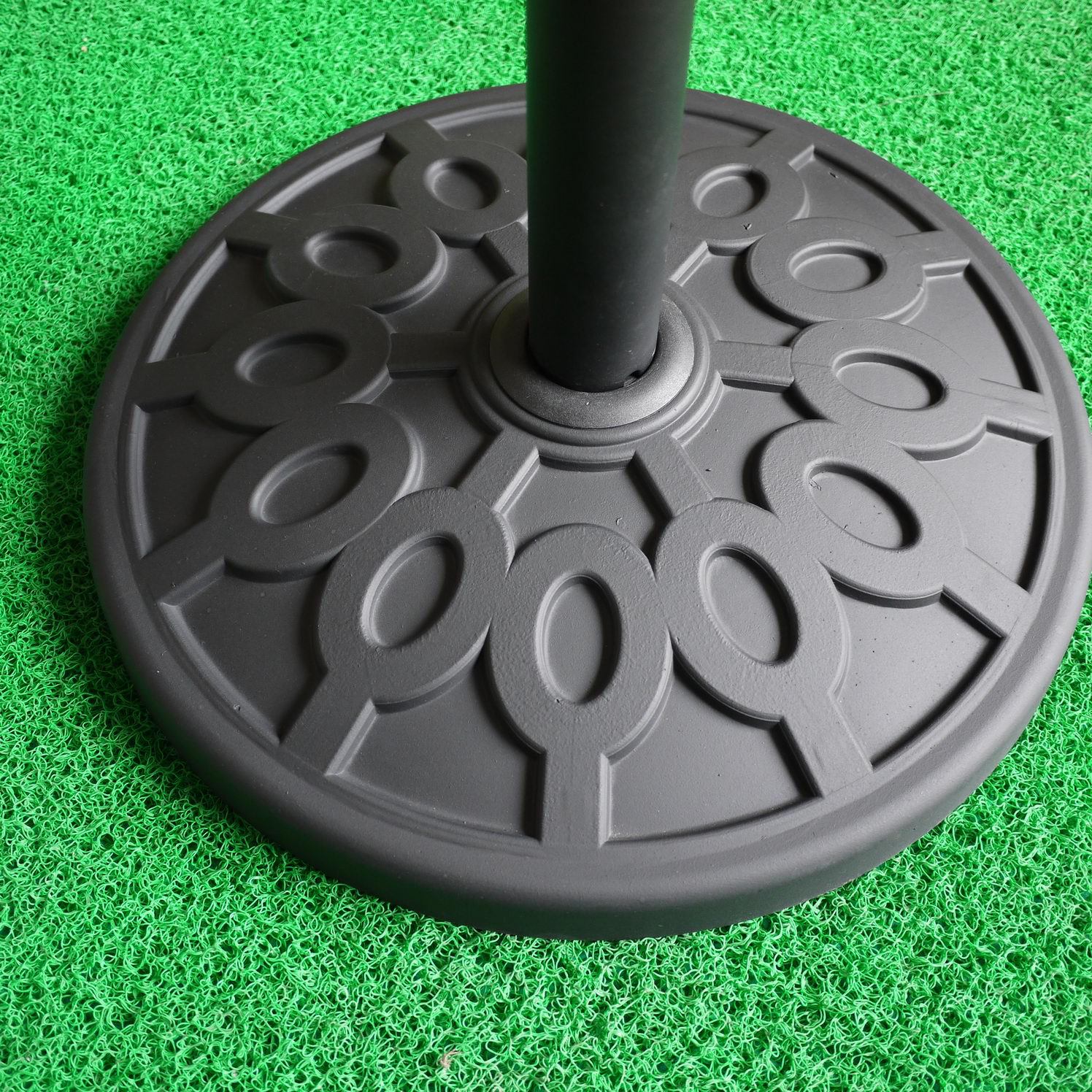 水泥太阳伞底座遮阳伞8kg新泥胶伞座中柱伞沙滩伞混疑土树脂伞座