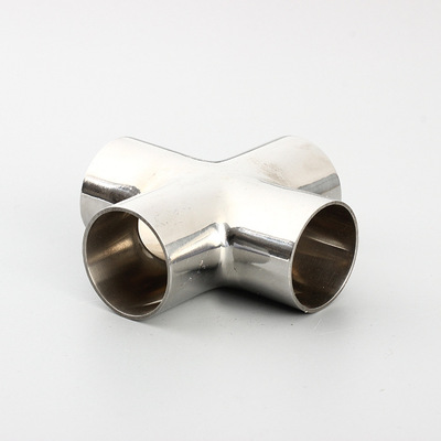 温州鹏翔不锈钢四通焊接四通快装四通可以定做各种非标管道连接件