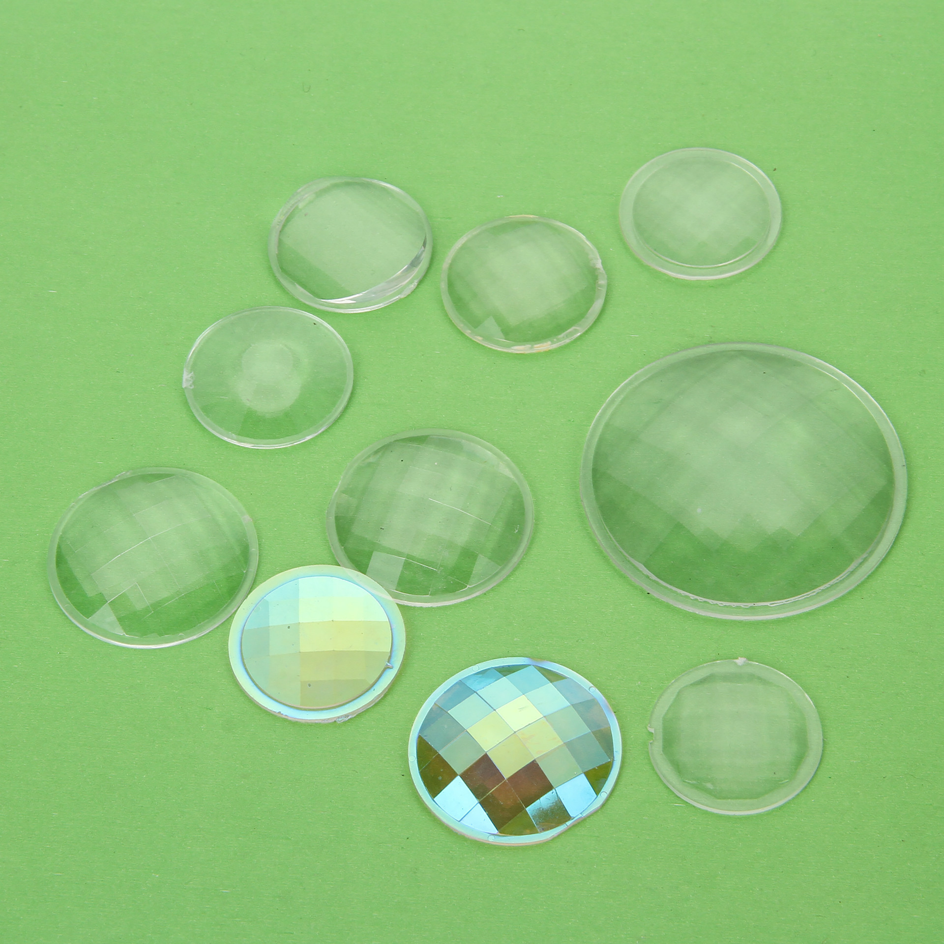 高清多棱镜厂家直销 30mm38mm亚克力树脂材质多棱镜片万花筒配件