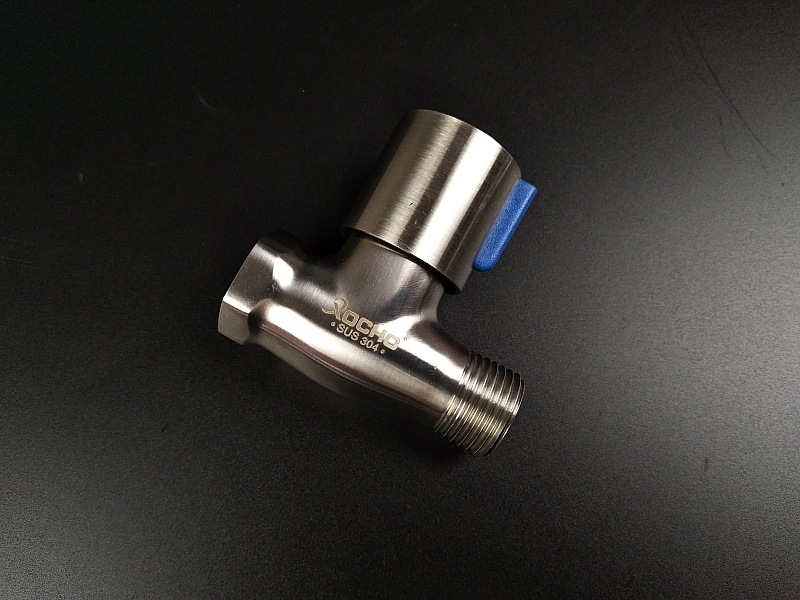 304不锈钢直通阀 内外丝开关接头4分直角阀 厂家批发直销