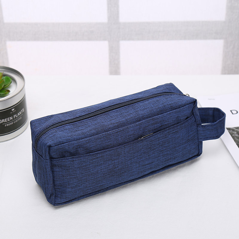 Monochrome Wash Bag Cosmetic Bag Fashion Women's Zipper Handbag Outdoor Sports Receiving Bag Custom Logo Wholesale