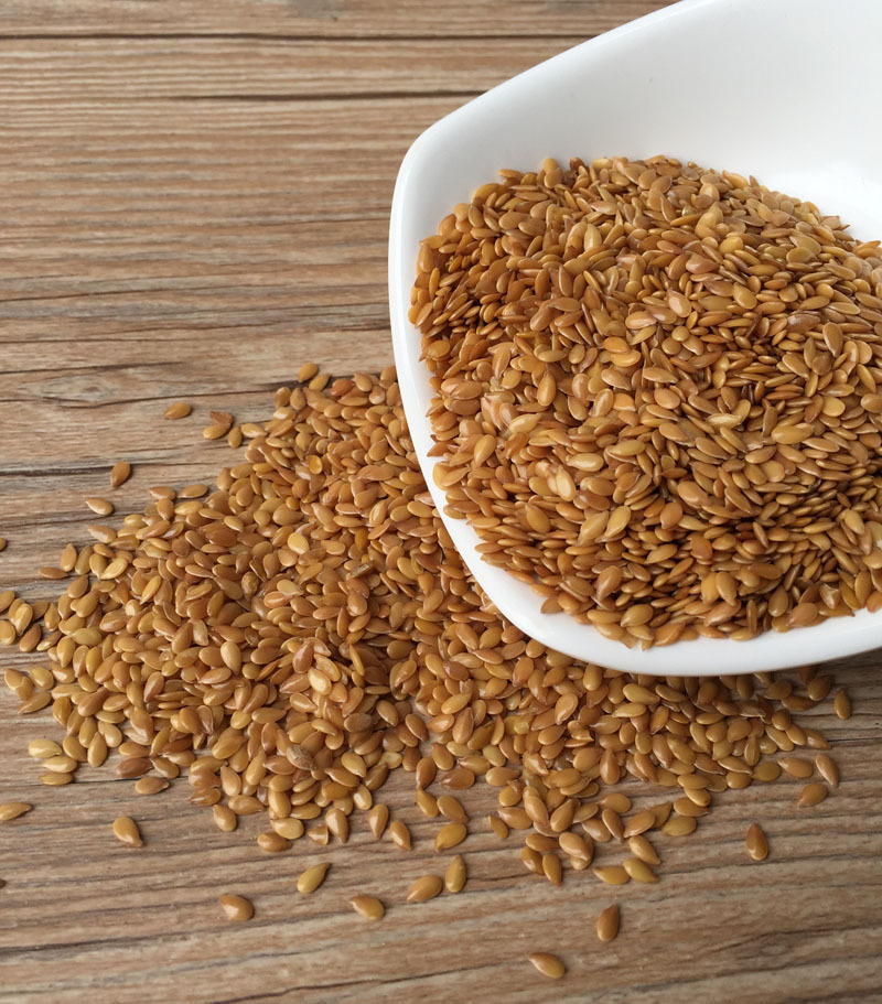 内蒙古纯天然农家特产 脱蜡黄金生亚麻籽胡麻籽胡麻子油原料杂粮