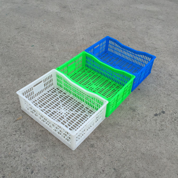 白色葡萄塑料周转筐 塑料筐 水果筐蔬菜筐 食品筐 葡萄框可订购